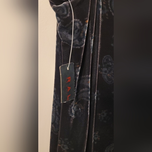 Rare find vintage Ralph by Ralph Lauren velvet & silk bohemian rhapsody … - Picture 6 of 7